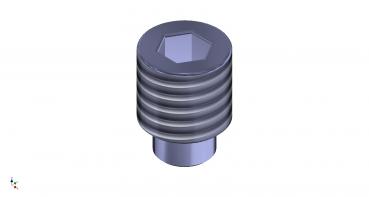 TDR-II-0140d Madenschraube mit Zapfen M3x4