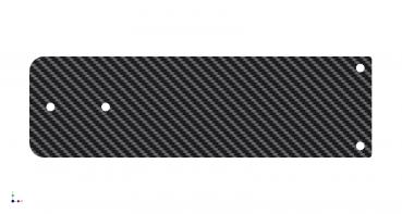 TDF-0209 CFK-Regler-Halteplatte