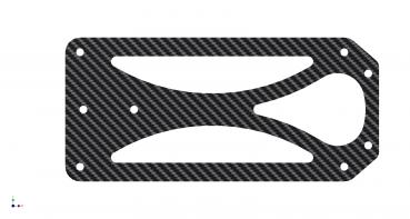 TDF-0209K CFK Regler - Halteplatte KOSMIK