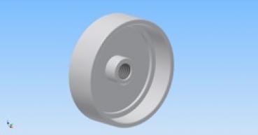 TDR-II-0607 Gegenlagerflansch Nickservo