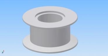 TDR-II-0823a Riemenumlenkrolle für Heckrohreinführung