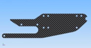 TDR-II-0840 Heckrohraufnahmeplatte