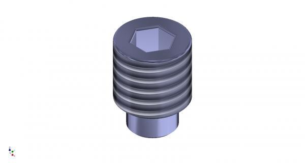 TDR-II-0140d Madenschraube mit Zapfen M3x4