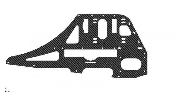 TDF-0201 CFK-Chassis - oben