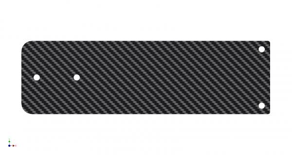 TDF-0209 CFK-Regler-Halteplatte