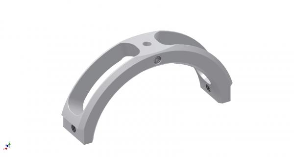 TDF-0645 Nickservo-Zahnstangenführungshalter