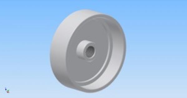 TDR-II-0607 Gegenlagerflansch Nickservo