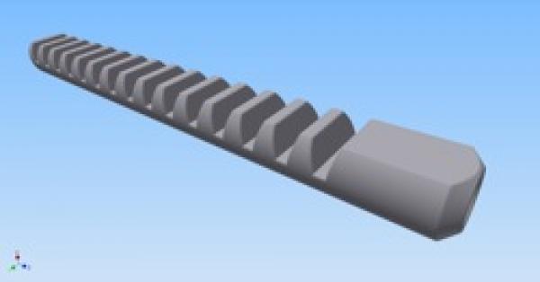 TDR-II-0620 Zahnstange Nickservo