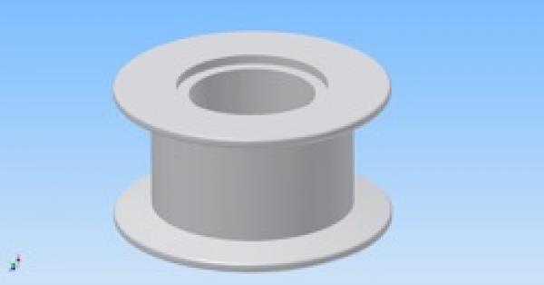 TDR-II-0823a Riemenumlenkrolle für Heckrohreinführung